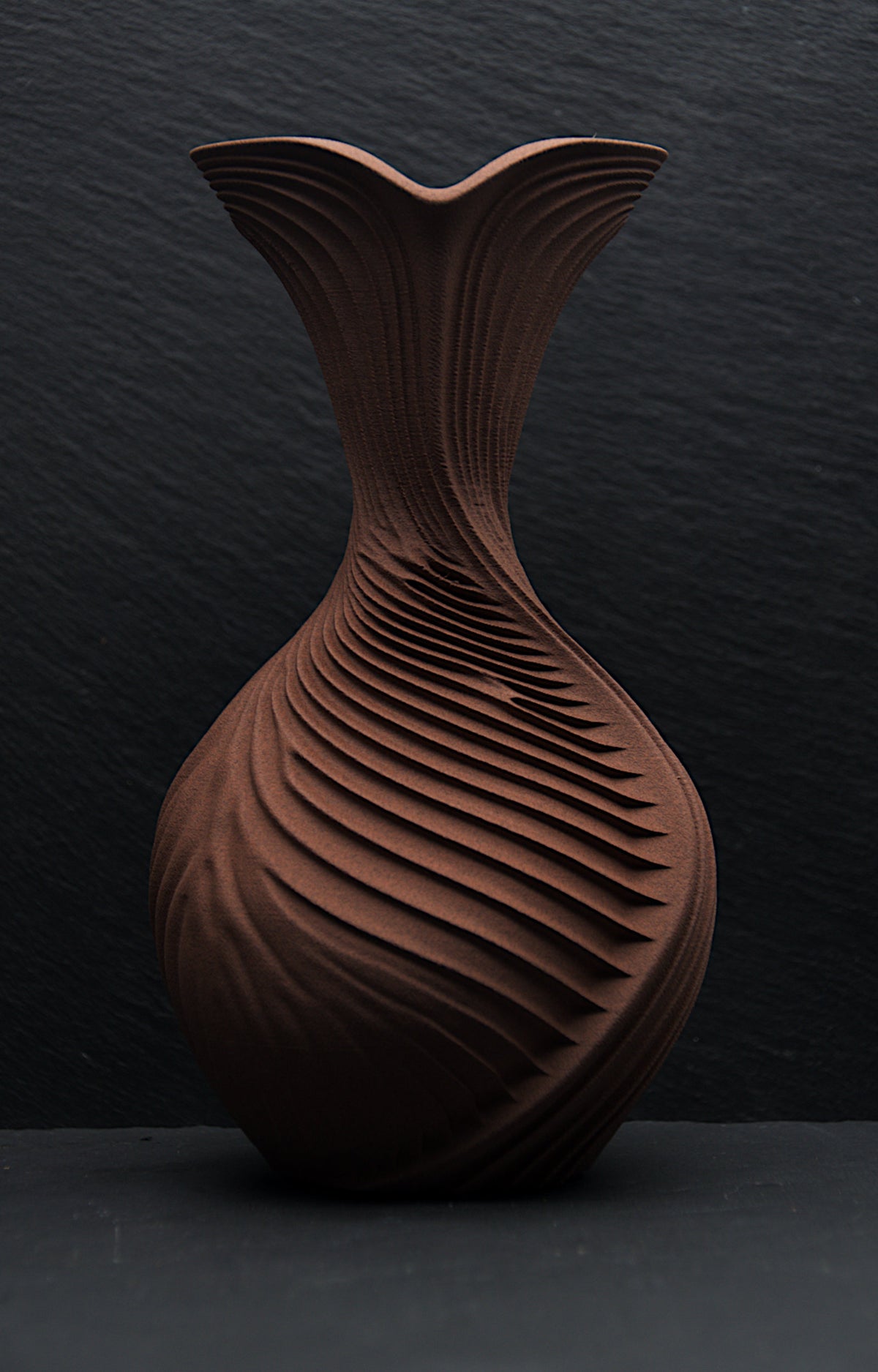 NYX Vase – Stone Brick – Frontalansicht – Nora Blatt