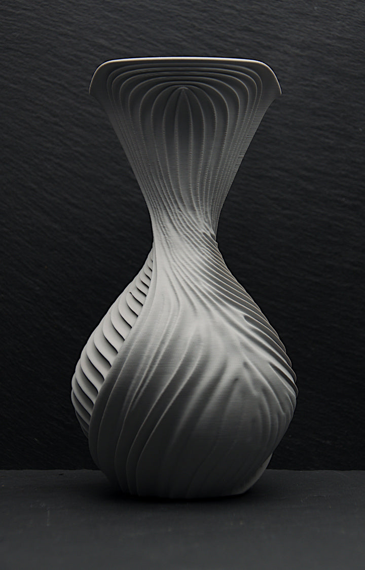 NYX Vase – Stone Granite – Seitenansicht – Nora Blatt